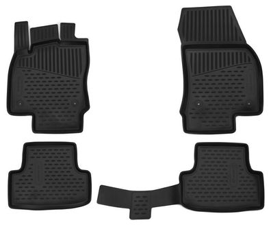 Passform Fußmatten für SEAT Ateca, Compact SUV Europe, 2016-2020, 4-teilig