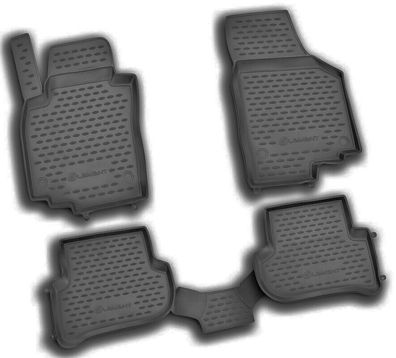 Passform Gummimatten Fußmatten für SKODA Yeti, 2009-2020,4 teilig
