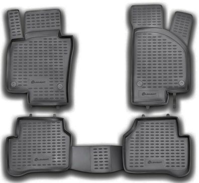 Passform Fußmatten für VW Passat B7, 2011-2015, 4-teilig