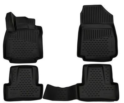 Passgenaue Fußmatten für Renault Clio IV BH KH 2014-2020 3D Gummimatten