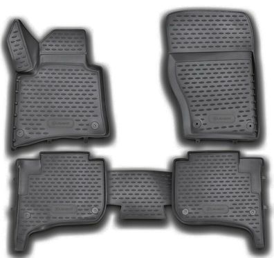 Element 3D Fu§matten f?r Volkswagen Touareg 7P5 7P6, 2010-2018, 4-teilig