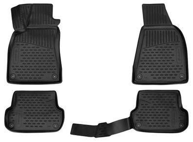 Passform 3D Fußmatten für AUDI A4 (B6), Limousine, 2000-2007, 4-teilig