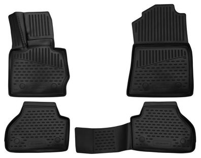 Passform 3D Fußmatten für BMW X4 (F26), Europe, SUV, 2014-2017, 4-teilig