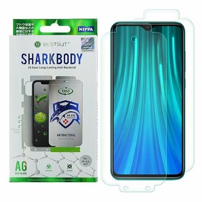 Shark Full Body antibakteriell Selbstheilend Displayfolie Xiaomi Redmi Note8 Pro
