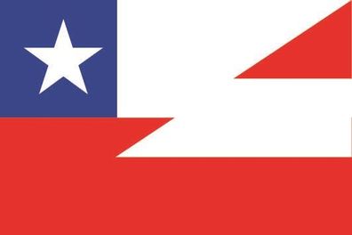 Fahne Flagge Chile-Österreich Premiumqualität