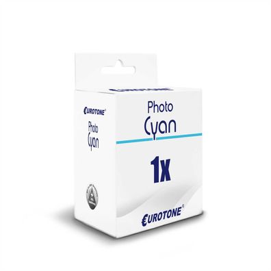 1 Eurotone Patrone Photo Cyan ersetzt Canon PGI-72PC 6407B001 für Pixma Pro 10