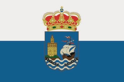 Fahne Flagge Comillas Stadt (Spanien) Premiumqualität