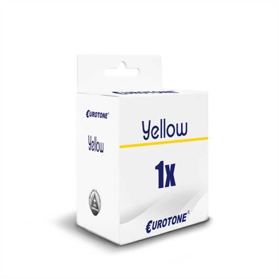 1 Eurotone Patrone Yellow ersetzt Canon CLI-571Y für Pixma MG 5750 5751 5752