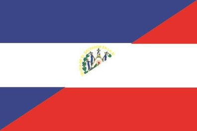 Fahne Flagge El Salvador-Österreich Premiumqualität