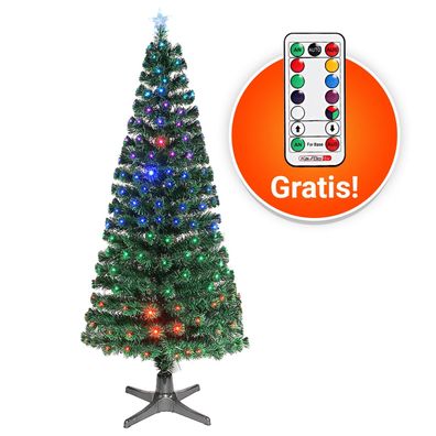 Selbstdrehender künstlicher Weihnachtsbaum mit Beleuchtung, 180cm, LED, Fernbedienung