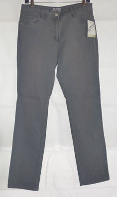 Fashionalm Damen Trachten Jeans grau Gr. 38, 40, 42, 44, 46, 48 NEU
