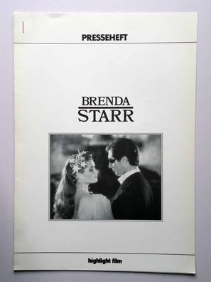 Brenda Starr - Brooke Shields - Timothy Dalton - Diana Scarwid - Presseheft