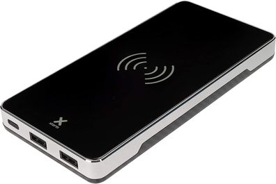 Xtorm Alpha Wireless Power Bank 8000 mAh Qi Akku Ladepad schwarz