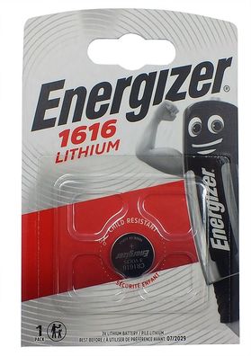 1 x Energizer Knopfzelle Batterie > Ultimate Lithium 3 Volts > CR1616