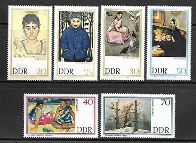 DDR postfrisch Michel-Nummer 1262-1267