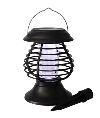 Solar LED Insektenlampe - Hängelampe, Tischlampe, Gartenlampe - Insekten Vernichter