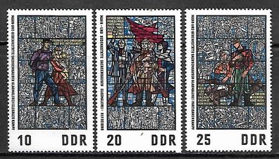 DDR postfrisch Michel-Nummer 1346-1348