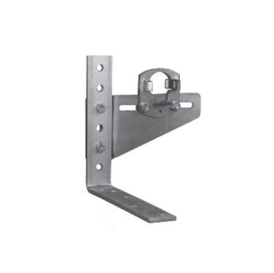 Zwischenlager aus 30 mm Flacheisen, mit 2 Kugellagerschalen Kugellager Ø 40 mm