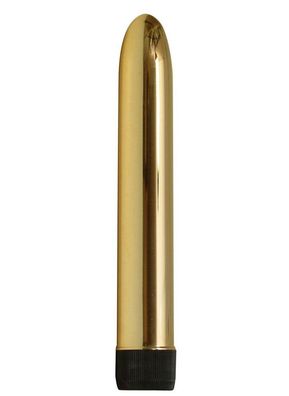 You2Toys Vibrator in Goldglanz-Optik Gold stufenlose Vibration 17,5cm