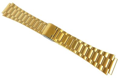 Casio Uhrenarmband | Ersatzband Edelstahl gelbgoldfarben für DB-360G
