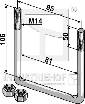 Bügelschraube M14 / 30-101-15