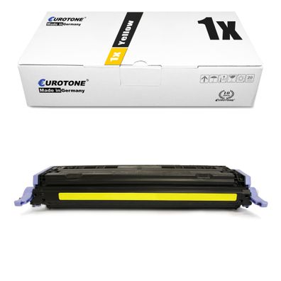 1 Eurotone Toner Yellow ersetzt HP Q6002A 124A für Color LaserJet 1600 2600 2605