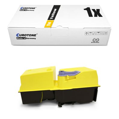 1 Eurotone Toner Yellow ersetzt Kyocera 1T02HPAEU0 TK-820Y für FS-C 8100