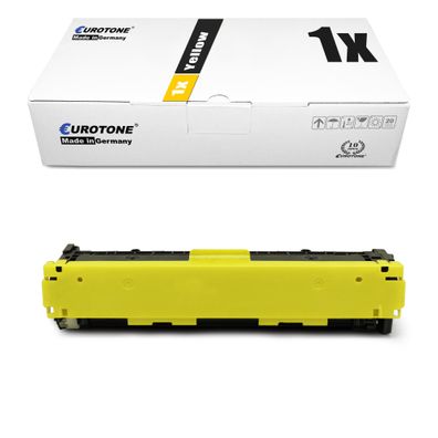 1 Eurotone Toner Yellow ersetzt HP CB542A 125A für Color LaserJet CM 1312 1512