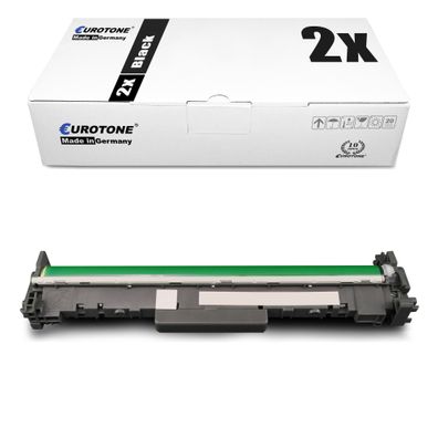 2 Eurotone Trommel Schwarz ersetzt HP CF219A 19A für LaserJet Pro M 102 130 132 134