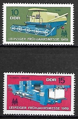 DDR postfrisch Michel-Nummer 1448-1449