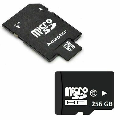 Micro SD Speicherkarte, 256GB! mit SD Adapter Aus Deutschland! Top Angebot!