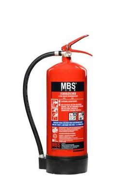 6 Liter MBS-FIRE Fettbrand Wassernebel Feuerlöscher AF 4 LE f. Fettbrände u. Gast