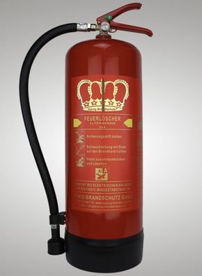 9L Wasserlöscher Dauerdruck Wasser Feuerlöscher König® Brandschutz 55 A= 15 LE