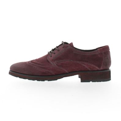 Sioux Herrenschuhe Größe 42 2/3 Rot Schnürhalbschuhe 25392