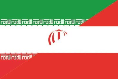 Fahne Flagge Iran-Österreich Premiumqualität