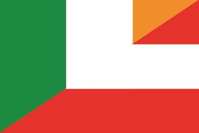 Fahne Flagge Irland-Österreich Premiumqualität