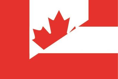 Fahne Flagge Kanada-Österreich Premiumqualität