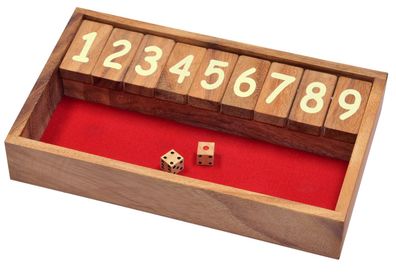 Jackpot Gr. S für 2 oder mehr Spieler - 14 x 24 cml- Gesellschaftsspiel aus Holz