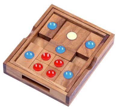 Tic Tac Toe für 2 Spieler - Spielfeld 14 x 14 cm - Strategiespiel