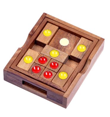 Khun Phan Gr. S - Spielfeld 10 x 8 cm - Geduldspiel - Logikspiel aus Holz