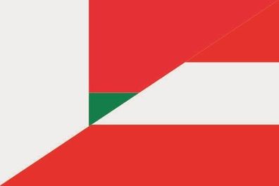 Fahne Flagge Madagaskar-Östrreich Premiumqualität