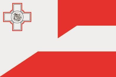 Fahne Flagge Malta-Österreich Premiumqualität