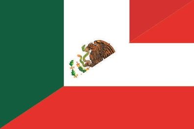 Fahne Flagge Mexiko-Österreich Premiumqualität