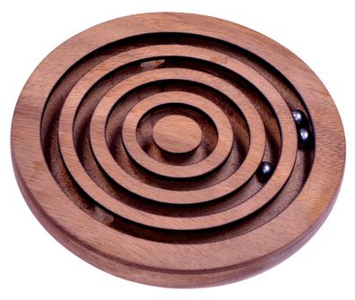 Kugel Labyrinth - Denkspiel - Knobelspiel - Geduldspiel aus Holz