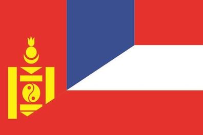 Fahne Flagge Mongolei-Österreich Premiumqualität