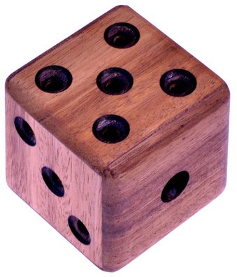 Labyrinth Würfel - Denkspiel - Knobelspiel - Geduldspiel aus Holz