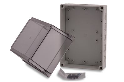 Boxexpert Polycarbonat Industriegehäuse Serie Michel 255x180x150mm IP66/ IP67 transp.