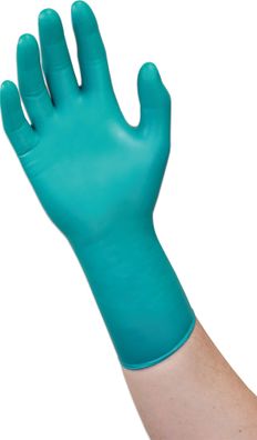 Einw.-Handsch. Microflex 93-260 Gr.8,5-9 grün/ blau Neopren/ Nitril 50 St./ Box