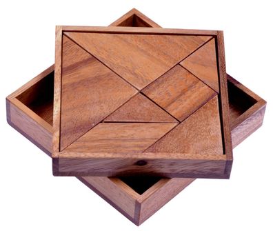 Tangram "Quadrat" - Legespiel - Denkspiel - Logikspiel aus Holz