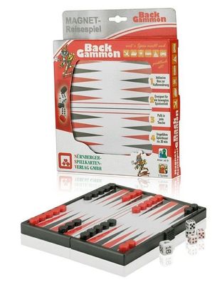 Reisespiel Backgammon - magnetisch